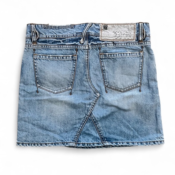 Vintage Salad Gal Denim Mini Skirt - Picture 2 of 5